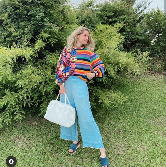 Farm Rio Crochet Sweater - Picture 4 of 9